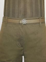 Tory Burch Orange 1" Miller Reversible Belt - Image 3 of 3