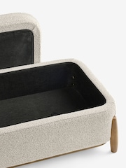 Casual Boucle Light Natural Ellison Storage Footstool - Image 13 of 14