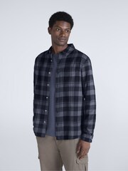 Cinza - Camisa de flanela Animal Cove - Imagem 1 de 5