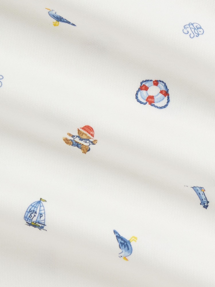 Polo Ralph Lauren Cream Polo Bear Graphic 2-Pack Rompers - Image 3 of 3 Polo Ralph Lauren Cream Polo Bear Graphic 2-Pack Rompers - Image 3 of 3