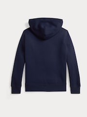 Polo Ralph Lauren Blue Polo Bear Graphic Hoodie - Image 6 of 6