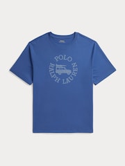 Polo Ralph Lauren Blue Car Graphic T-Shirt - Image 4 of 5