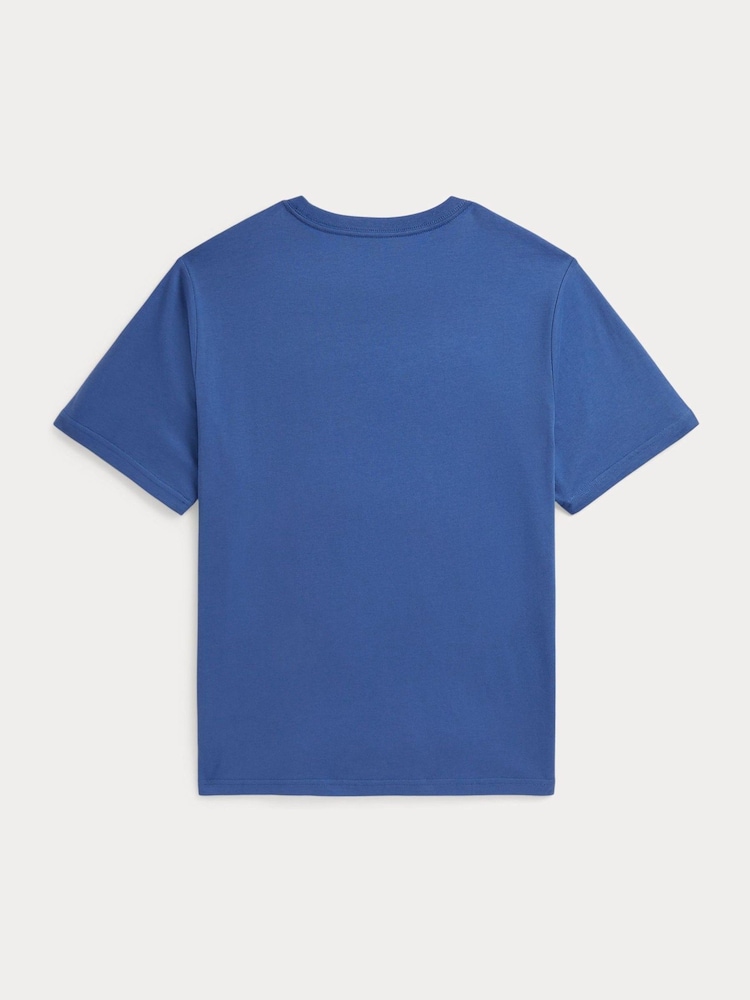 Polo Ralph Lauren Blue Car Graphic T-Shirt - Image 5 of 5