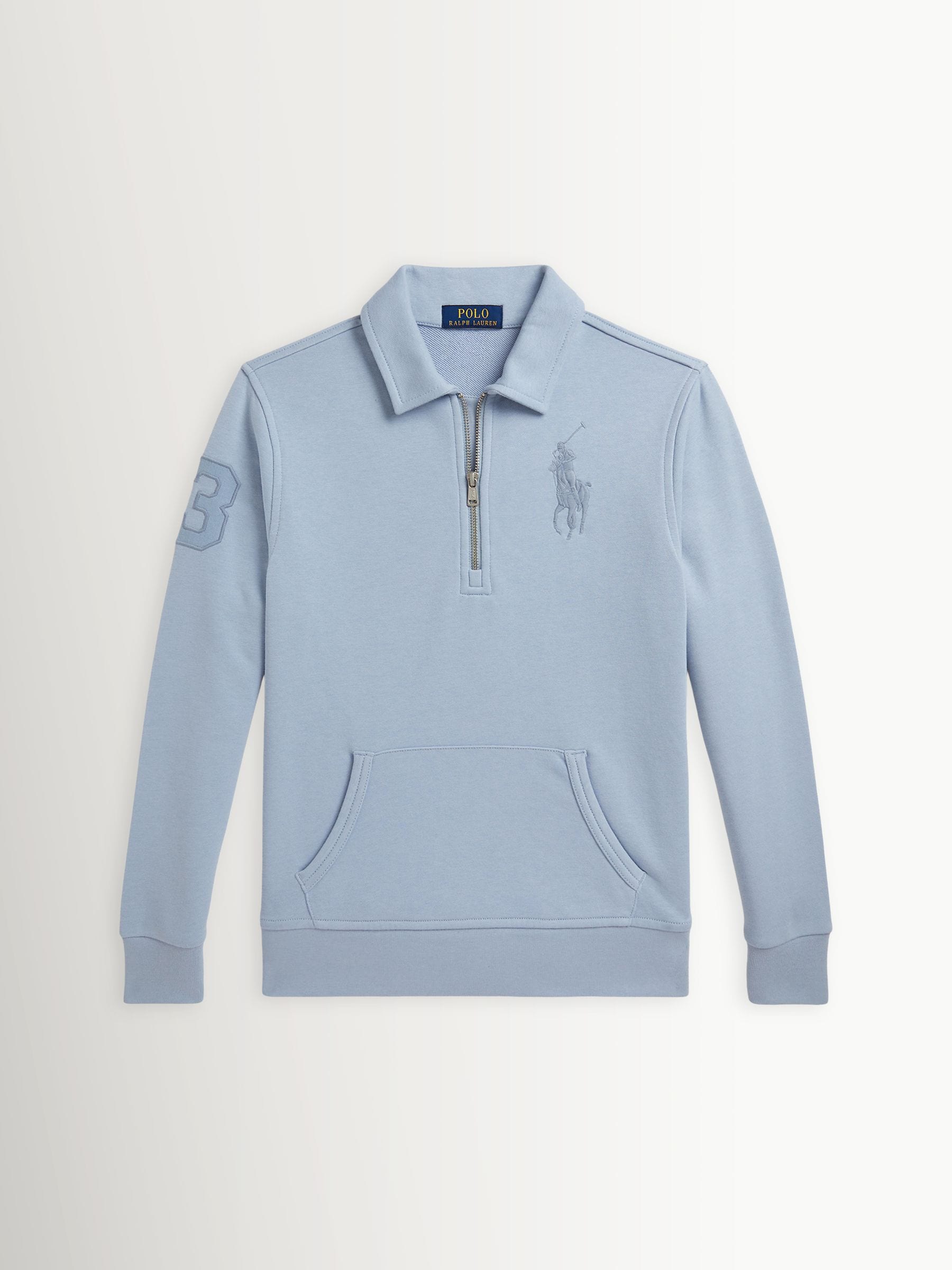 トップス POLO by Ralph Lauren BIG PONY zip sweat Buy Polo Ralph Lauren Blue Tonal Big Pony Quarter Zip Sweatshirt