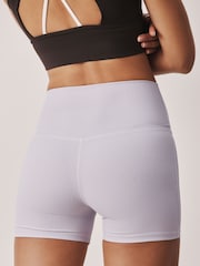 Lila púrpura - Pantalones cortos de ciclismo Active de canalé de longitud corta - Imagen 3 de 4