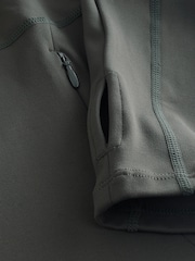 Khaki Green Active Balance Zip Through Jacket - Image 3 of 4