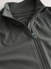 Khaki Green Active Balance Zip Through Jacket - Image 4 of 4