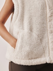 Ecru Active Borg Gilet - Image 5 of 6