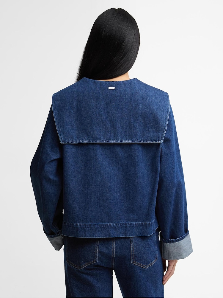 Barbour® Blue Dartmoor Shirt - Image 2 of 7