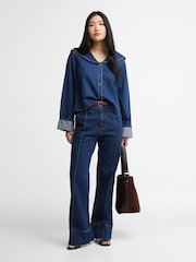 Barbour® Blue Dartmoor Shirt - Image 3 of 7