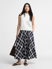 Barbour® Blue Baiton Midi Skirt - Image 1 of 6