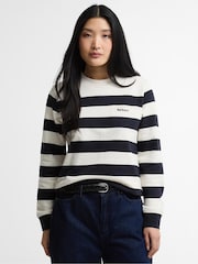 Barbour® Blue Aylesby Striped Sweatshirt - Image 1 of 7
