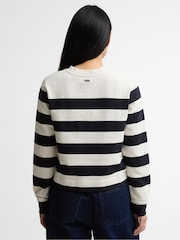 Barbour® Blue Aylesby Striped Sweatshirt - Image 3 of 7