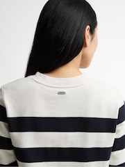Barbour® Blue Aylesby Striped Sweatshirt - Image 5 of 7