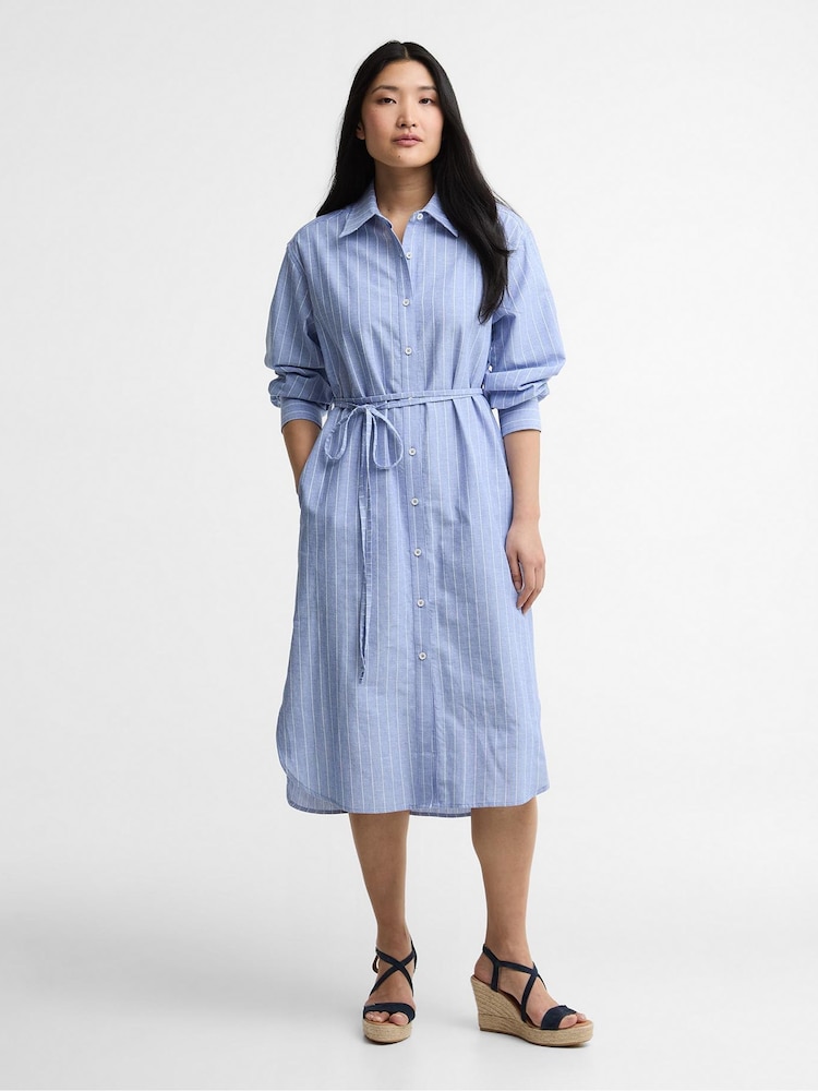 Barbour® Blue Avon Midi Dress - Image 1 of 7