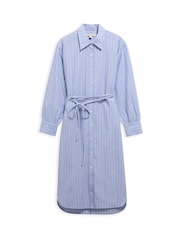 Barbour® Blue Avon Midi Dress - Image 6 of 7