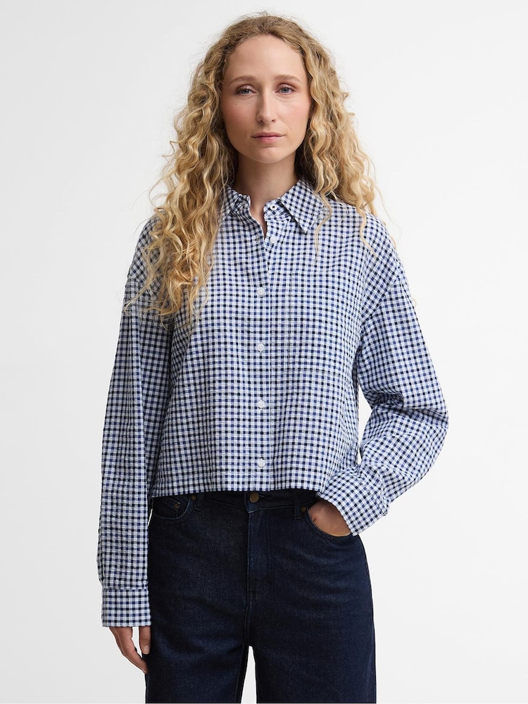 Barbour® Blue Ashwell Shirt - Image 1 of 8