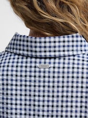 Barbour® Blue Ashwell Shirt - Image 6 of 8