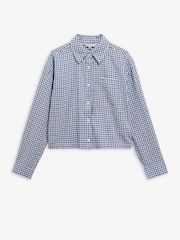 Barbour® Blue Ashwell Shirt - Image 8 of 8