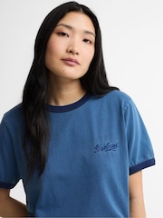 Barbour® Blue Avon T-Shirt - Image 4 of 6