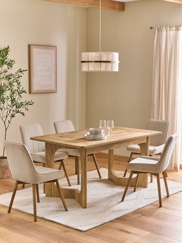 Natural Arches 6 to 8 Seater Extending Dining Table - Image 1 of 9