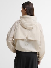 Barbour International White Maizy Showerproof Jacket - Image 2 of 7