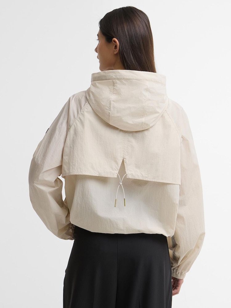 Barbour International White Maizy Showerproof Jacket - Image 2 of 7