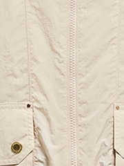 Barbour International White Maizy Showerproof Jacket - Image 7 of 7
