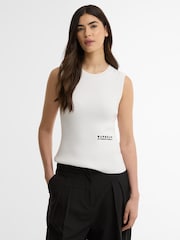 Barbour® International Natural Nova Knitted Vest - Image 1 of 7