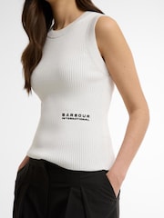 Barbour® International Natural Nova Knitted Vest - Image 5 of 7
