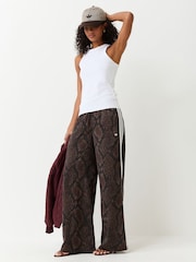 adidas Originals Animal Satin Wide Leg Trousers - Image 2 of 5