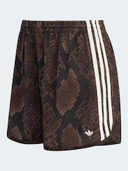 adidas Originals Animal Satin Snake Print Shorts - Image 6 of 6