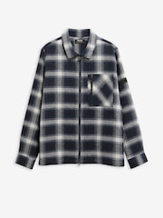 Barbour International Blue Elm Checked Overshirt - Image 6 of 7