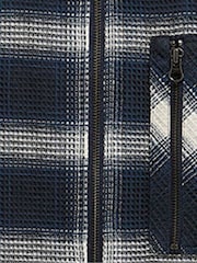 Barbour International Blue Elm Checked Overshirt - Image 7 of 7