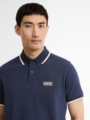 Barbour® International Blue Evan Polo Shirt - Image 4 of 6