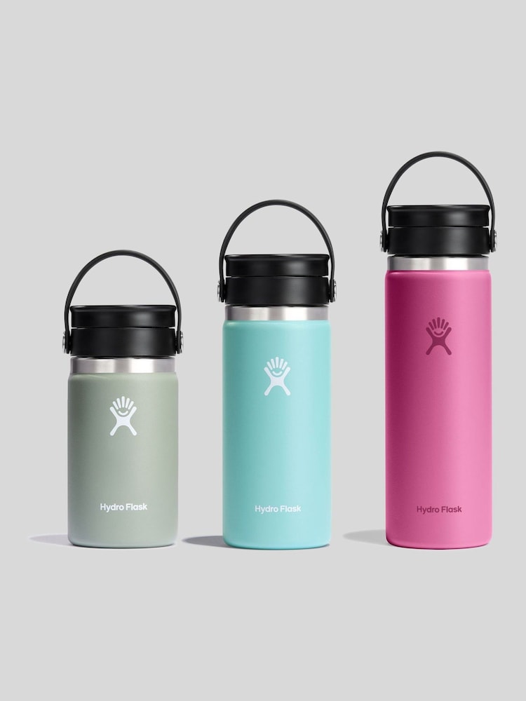 Hydro Flask White Wide Flex Sip Lid Bottle 12oz - Image 1 of 6 Hydro Flask White Wide Flex Sip Lid Bottle 12oz - Image 1 of 6