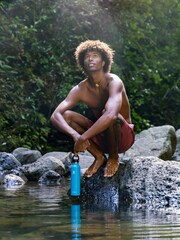 Hydro Flask Black Standard Mouth Flex Cap Bottle 24oz - Image 5 of 5