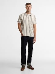 Barbour® White Barkend Striped Summer Shirt - Image 3 of 6