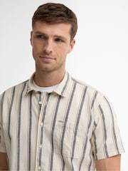 Barbour® White Barkend Striped Summer Shirt - Image 4 of 6