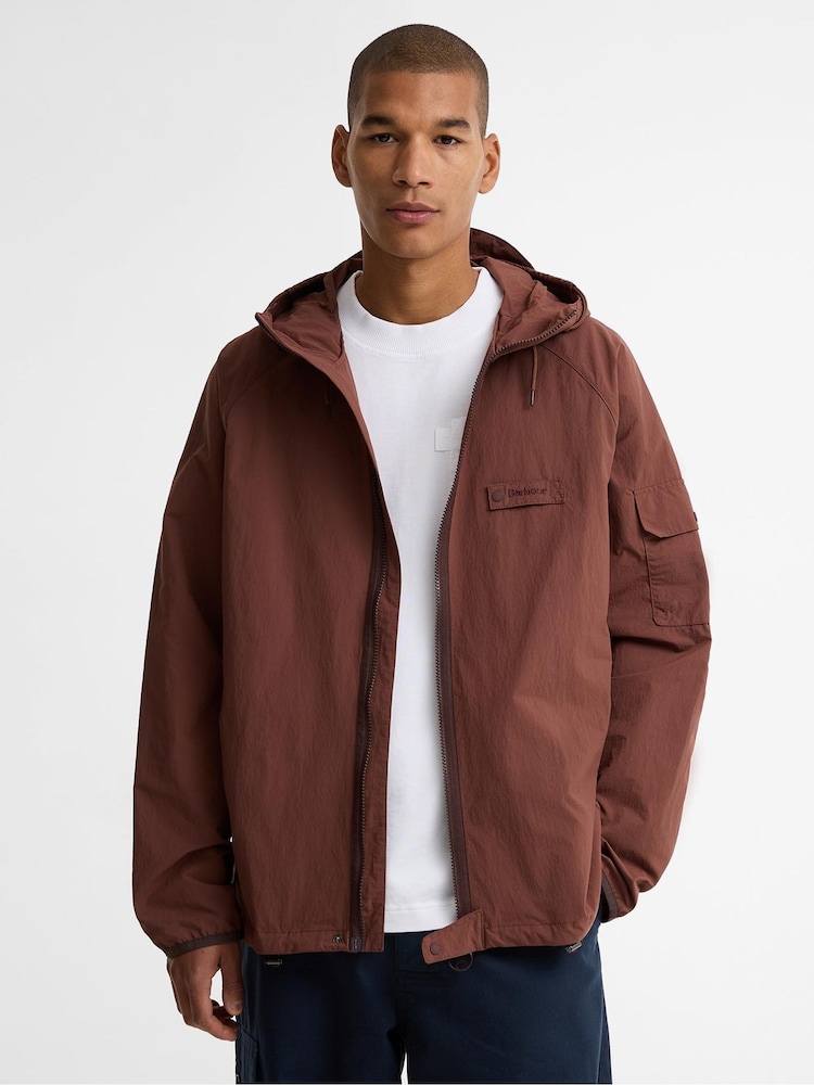 Barbour® Red Re-Engineered Flyweight Showerproof Jacket - Image 1 of 8