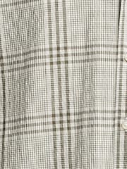Barbour® White Carrock Checked Seerscuker Summer Shirt - Image 6 of 6