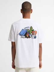 Barbour® White x Mul Camping Trip T-Shirt - Image 2 of 6