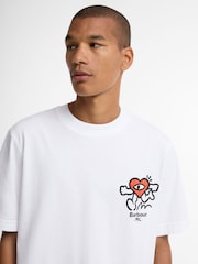 Barbour® White x Mul Camping Trip T-Shirt - Image 4 of 6
