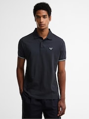 Barbour® Blue Austwick Tailored Polo Shirt - Image 1 of 6