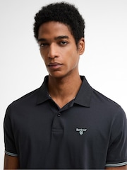 Barbour® Blue Austwick Tailored Polo Shirt - Image 2 of 6