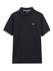 Barbour® Blue Austwick Tailored Polo Shirt - Image 5 of 6