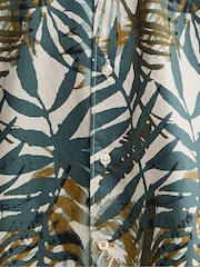 Barbour® Natural Gleaston Printed Summer Shirt - Image 6 of 6