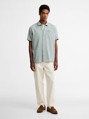 Barbour® Green Kingswood Ripstop Summer Shirt - Image 3 of 6