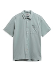 Barbour® Green Kingswood Ripstop Summer Shirt - Image 5 of 6