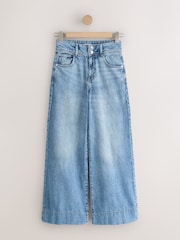 Light Blue High Rise Wide Leg Jeans - Image 7 of 9